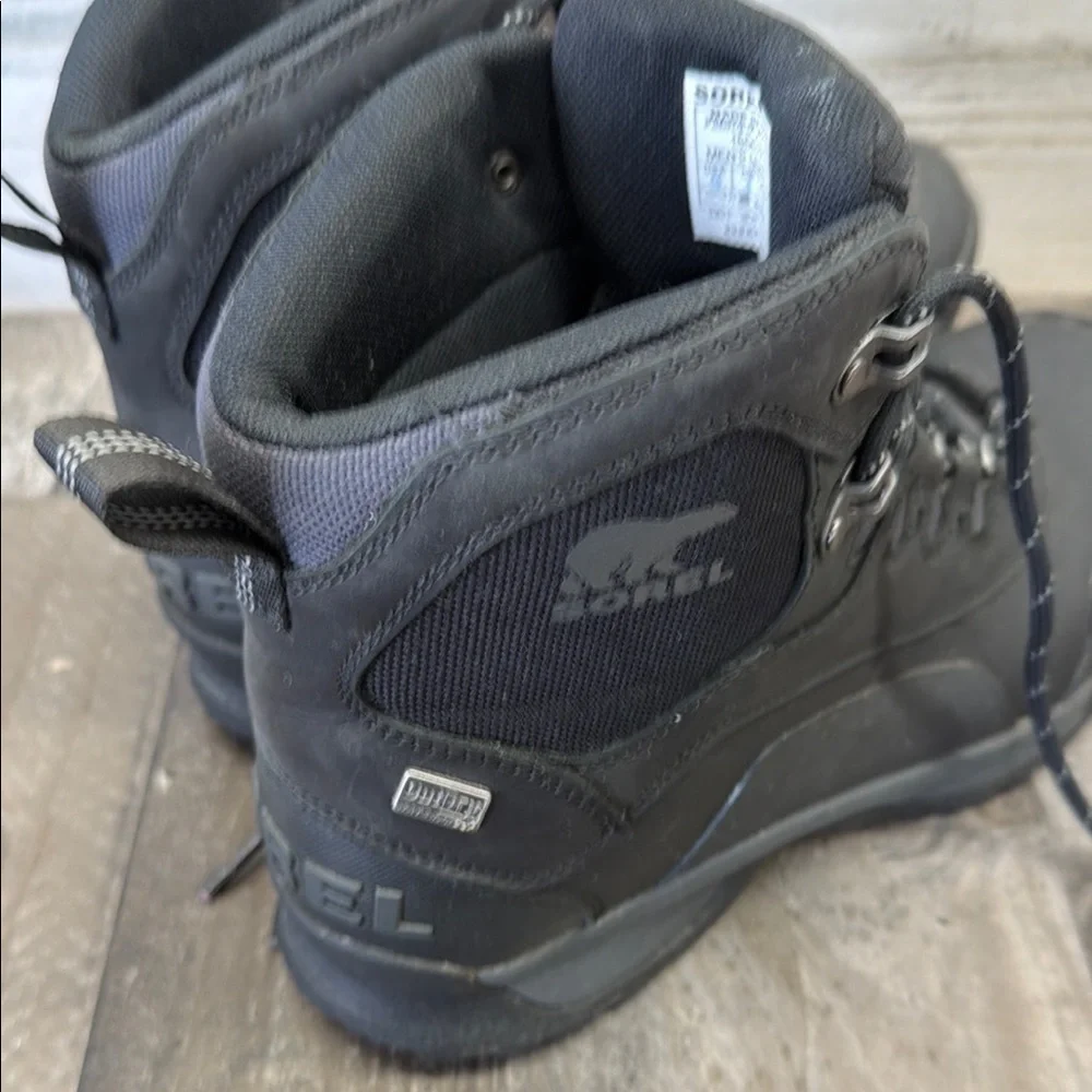 Sorel Paxson Men's Black Waterproof Winter Boots Black Size 10